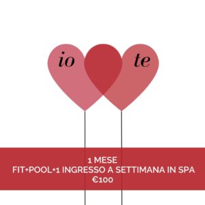 1 MESE FIT+POOL+1 INGRESSO A SETTIMANA IN VITALITY SPA