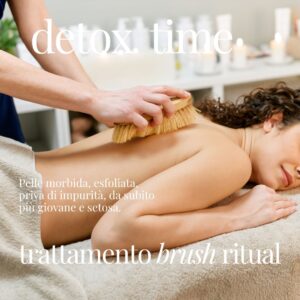 DETOX CORPO: trattamento brush ritual
