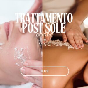 SPECIALE VISO E CORPO: TRATTAMENTO GLOW POST SOLE